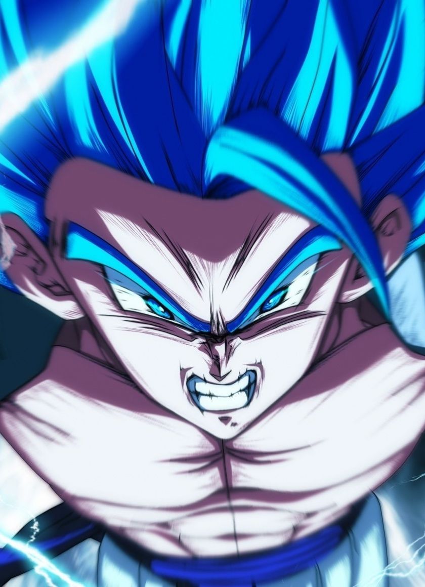 Download 840x1160 wallpaper angry, anime boy, gogeta, iphone 4, iphone 4s, ipod touch, 840x1160 HD image, background, 19577