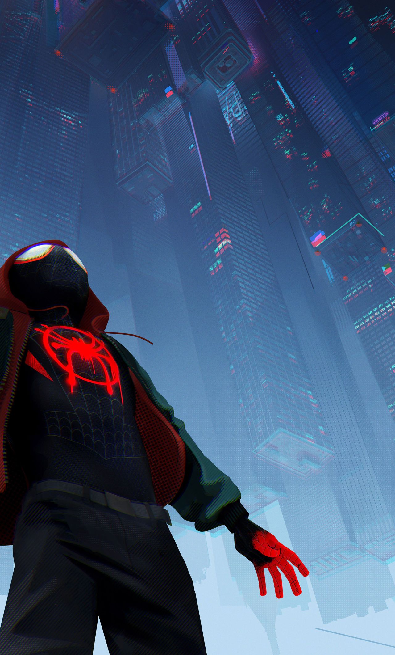Spider Man Into The Spider Verse Phone Wallpaper
