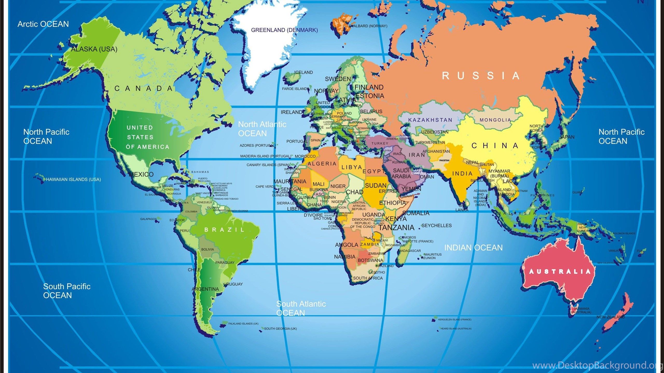 Free Download World Atlas Map 