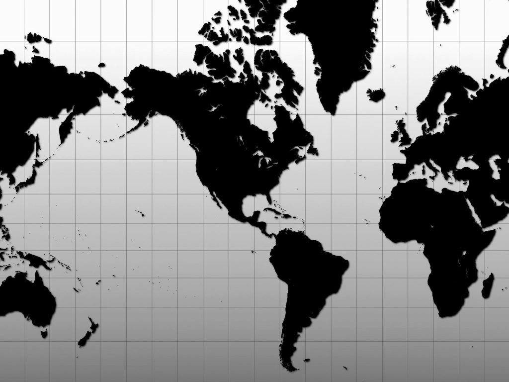 Free Black World Map Wallpaper Desktop Background at Cool Monodomo