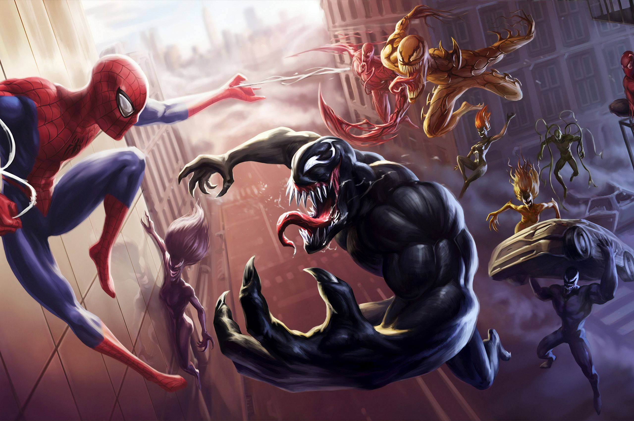 Spider Man Computer Venom Wallpapers - Wallpaper Cave Spider Man Unli...