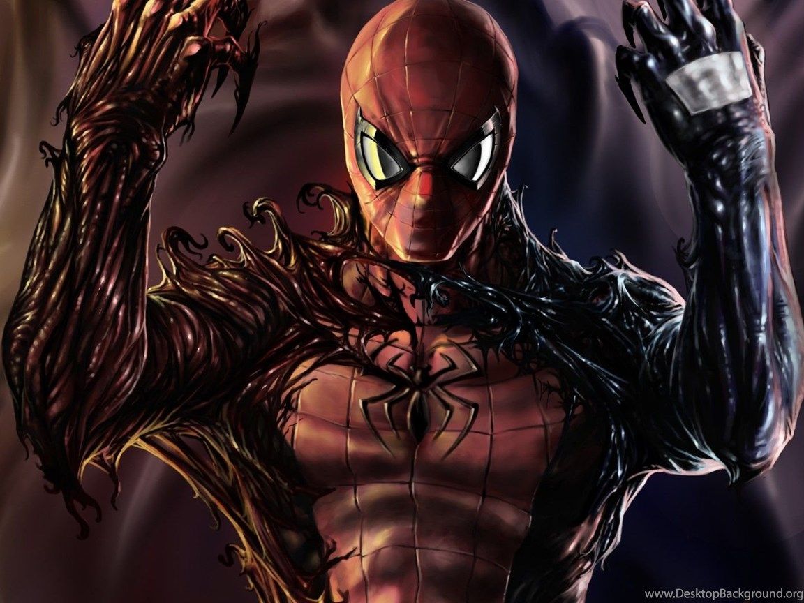 Download Wallpaper Spider man, Venom, Carnage, Symbiote, Fantasy