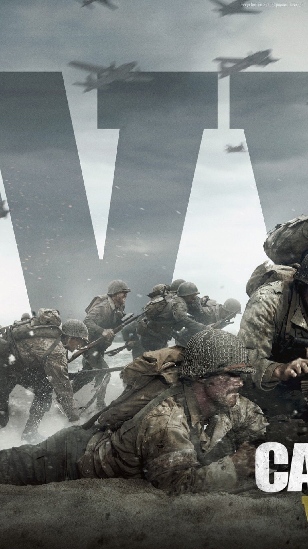 Lovely Call Of Duty World War 2 iPhone Wallpaper