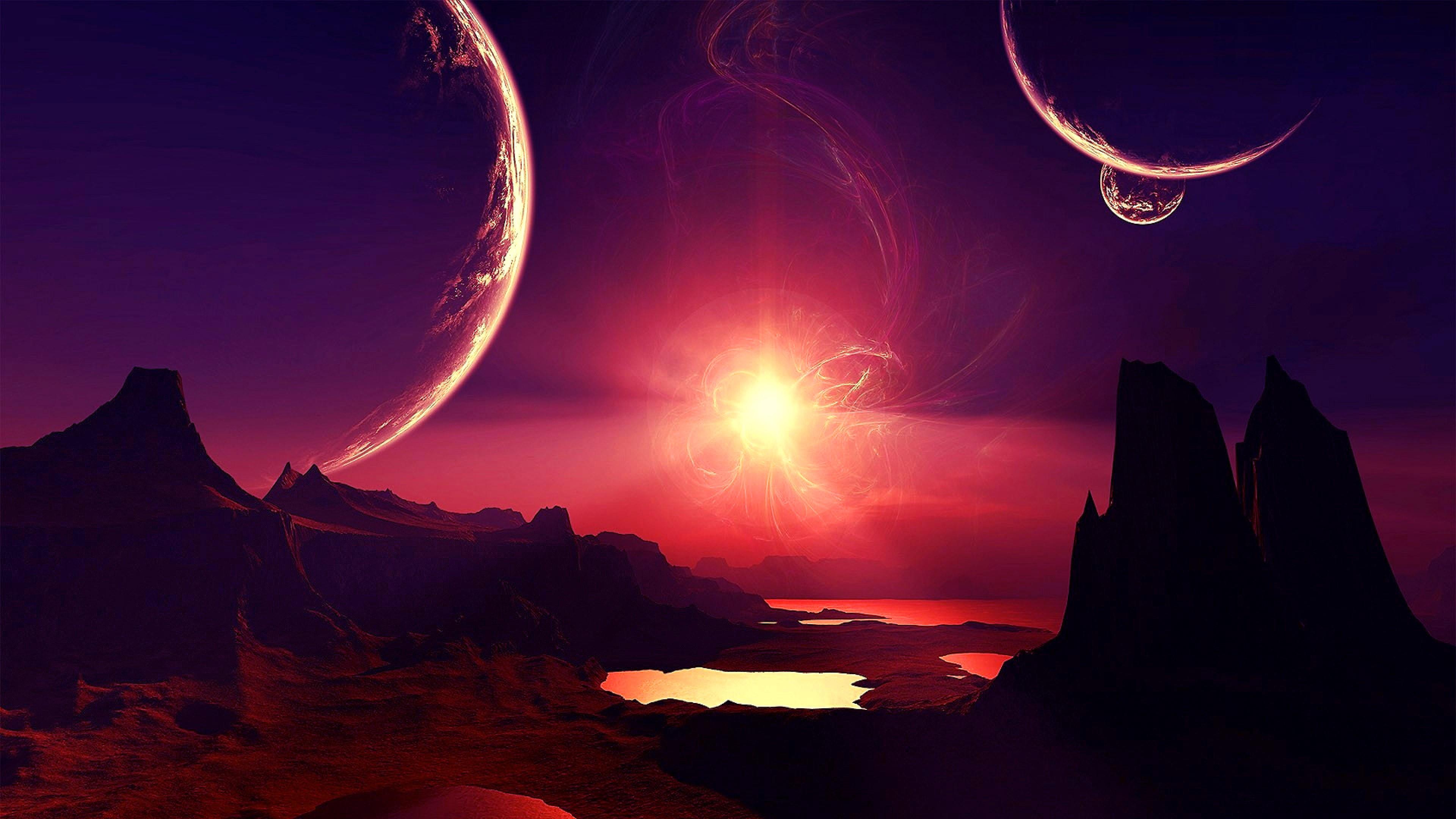 Alien Landscape Hd 8713