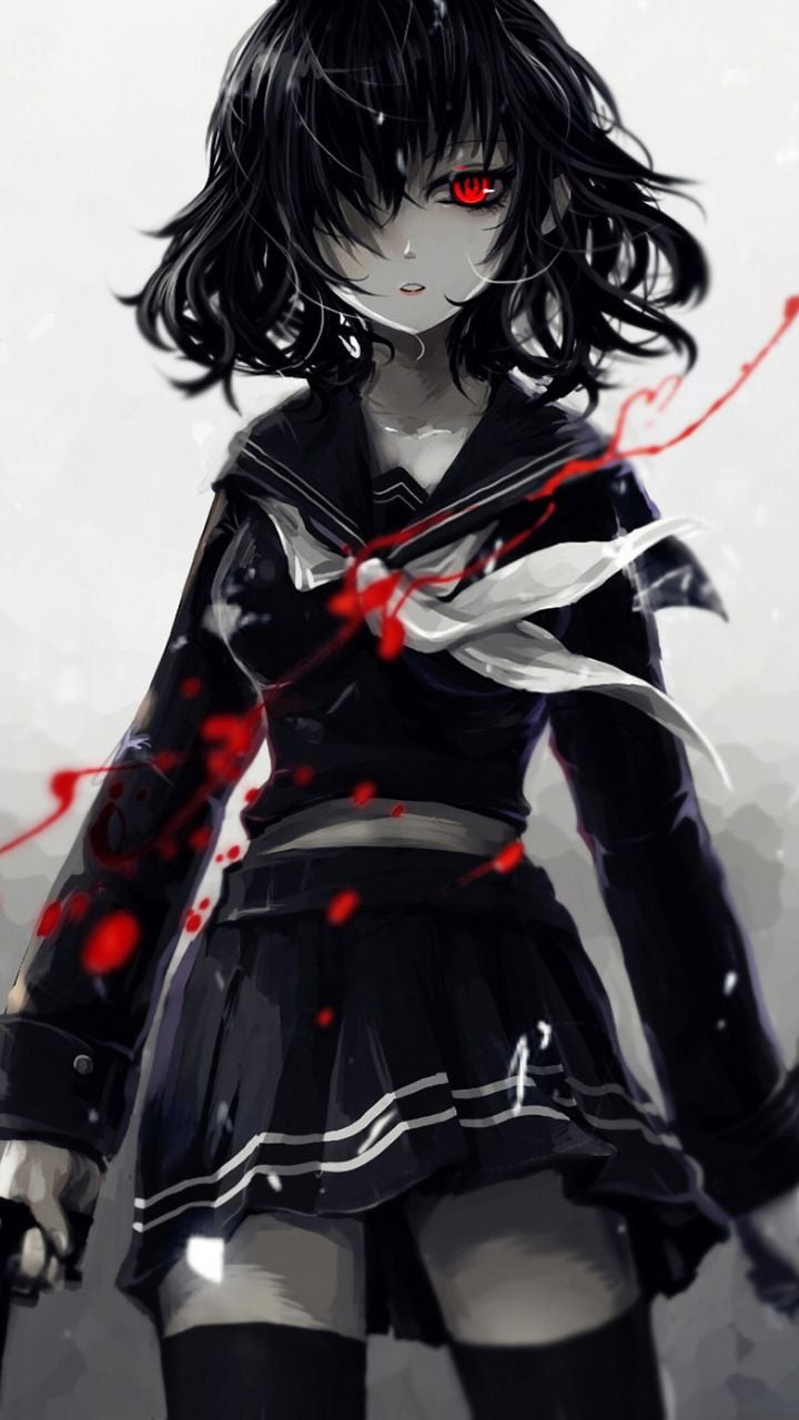 Evil Anime Girl Wallpaper Free Evil Anime Girl Background