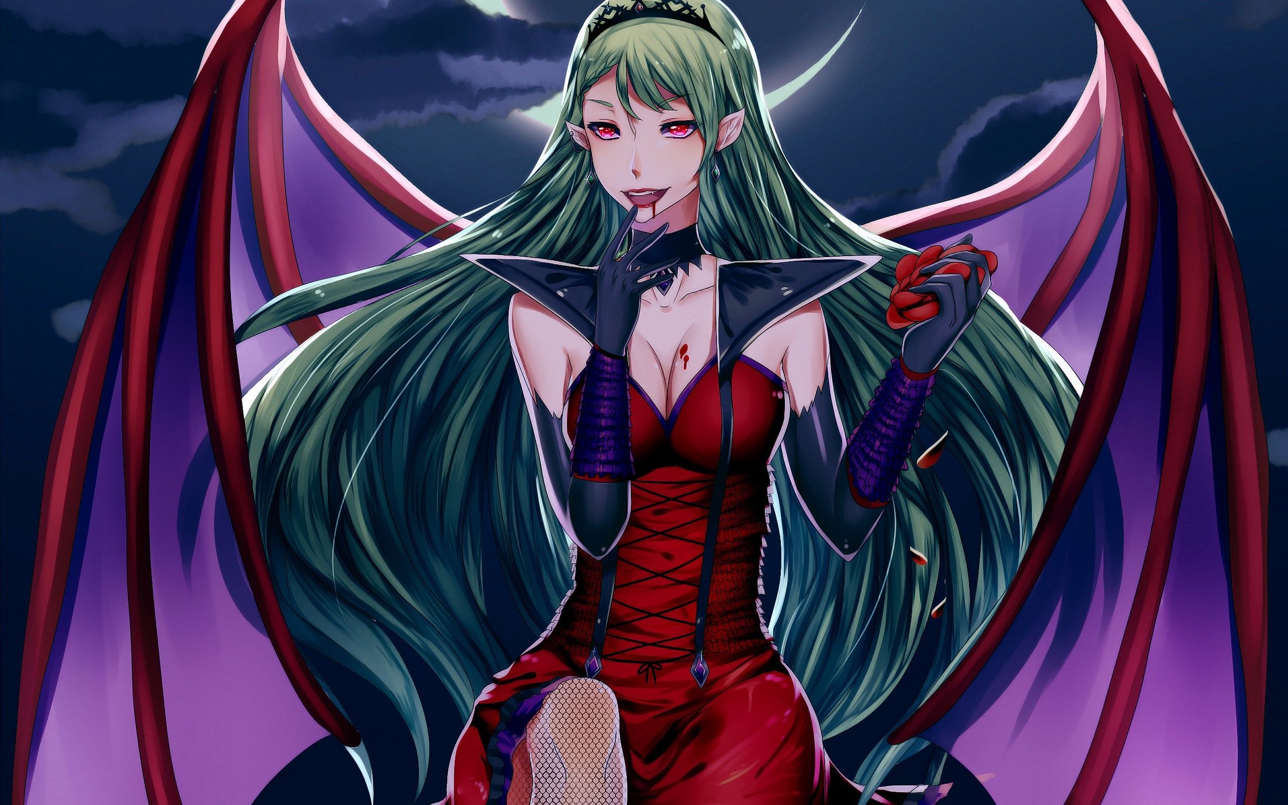 Anime Evil Vampire Girl