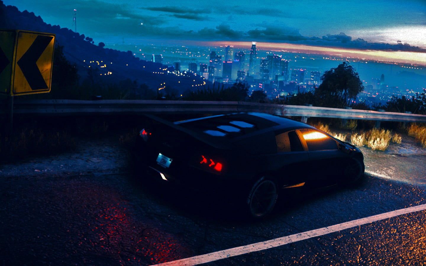 Black coupe, Need for Speed, Lamborghini Aventador, PC