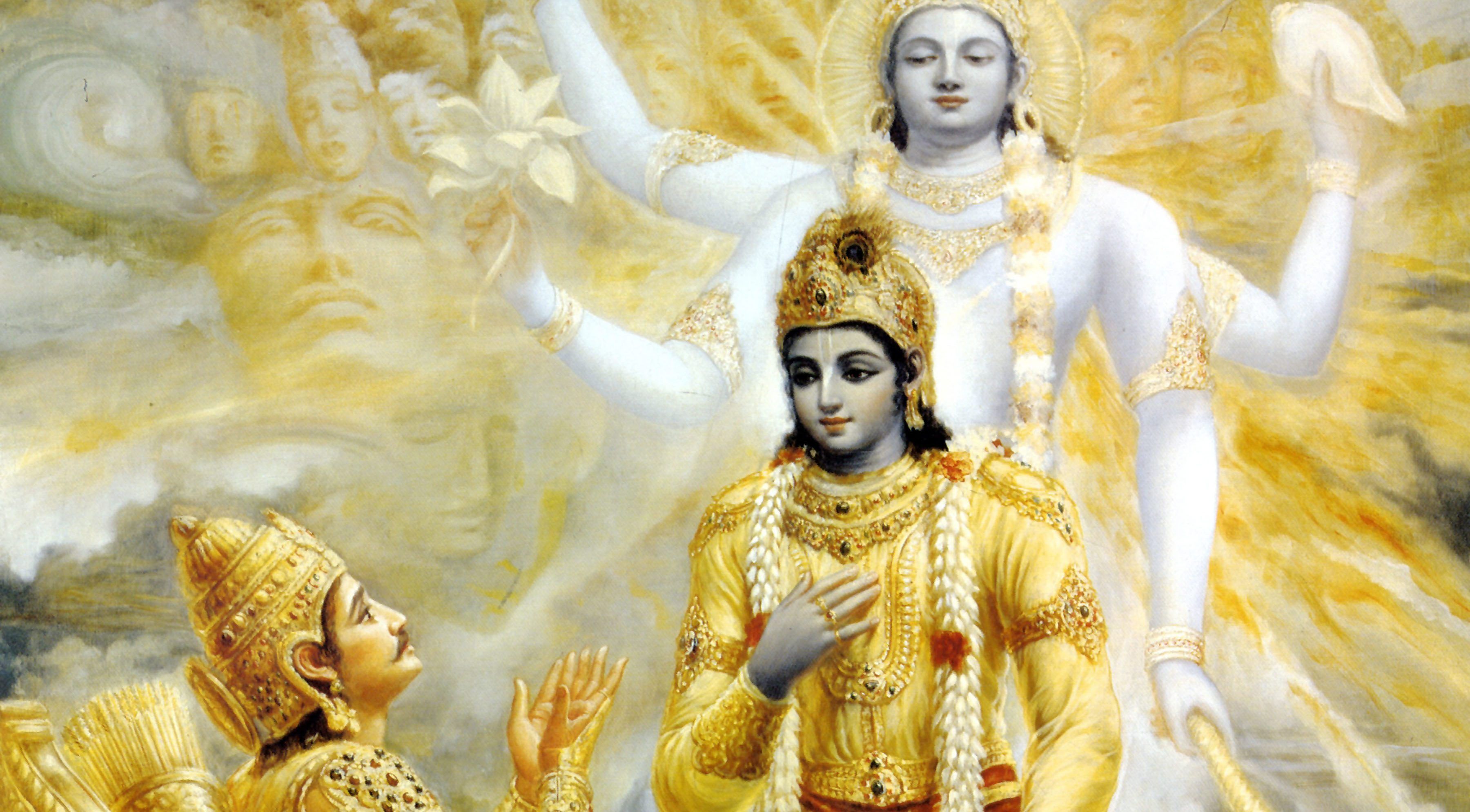 Lord Krishna Virat Swaroop Ultra Hd Wallpaper