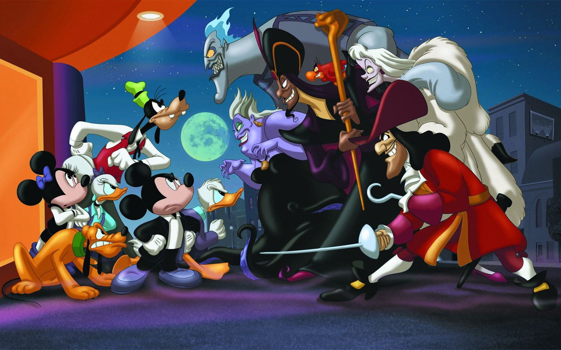 Disney Wallpaper vs Evil