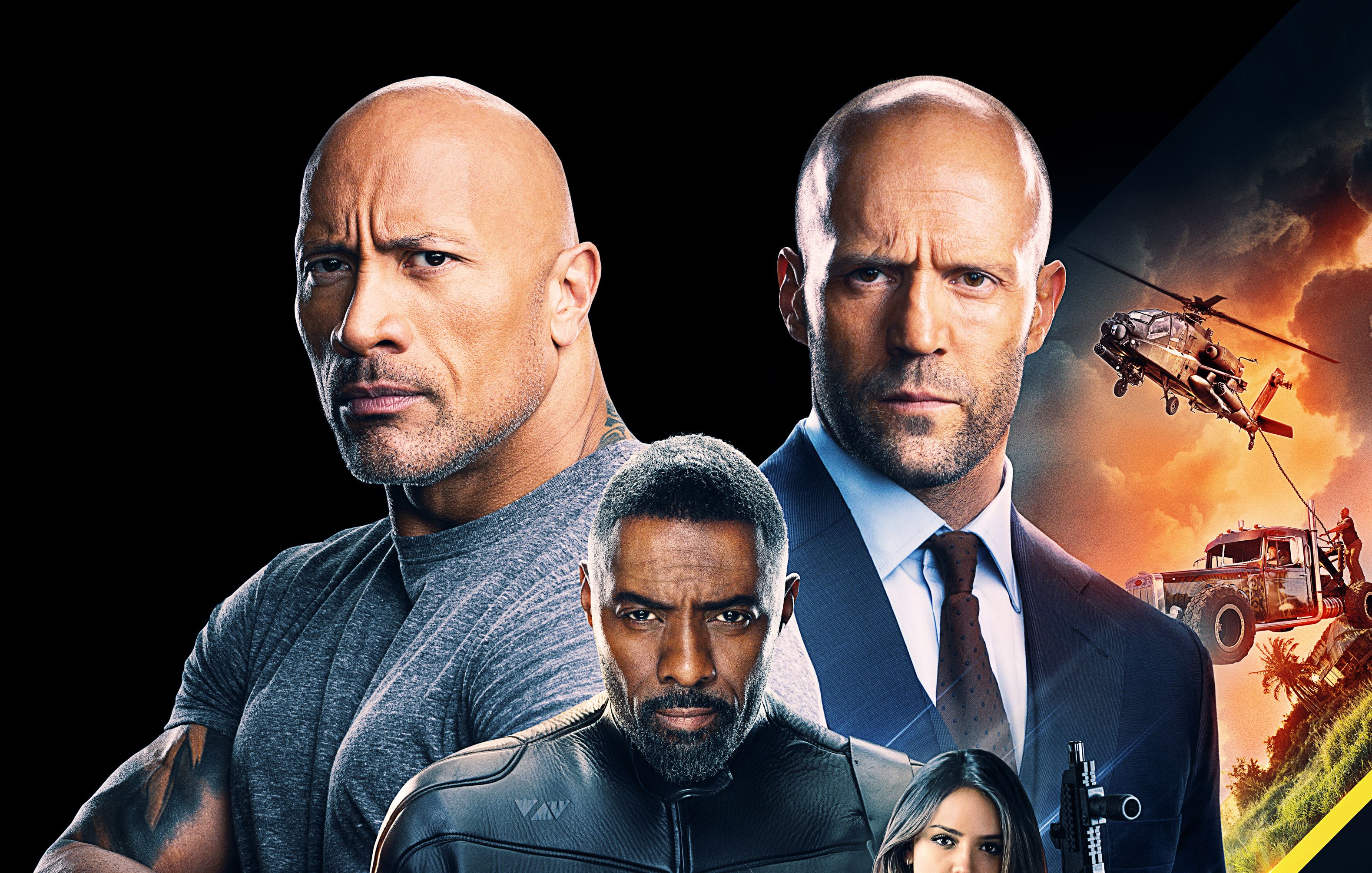 Wallpaper Fast & Furious Presents: Hobbs & Shaw, Dwayne Johnson