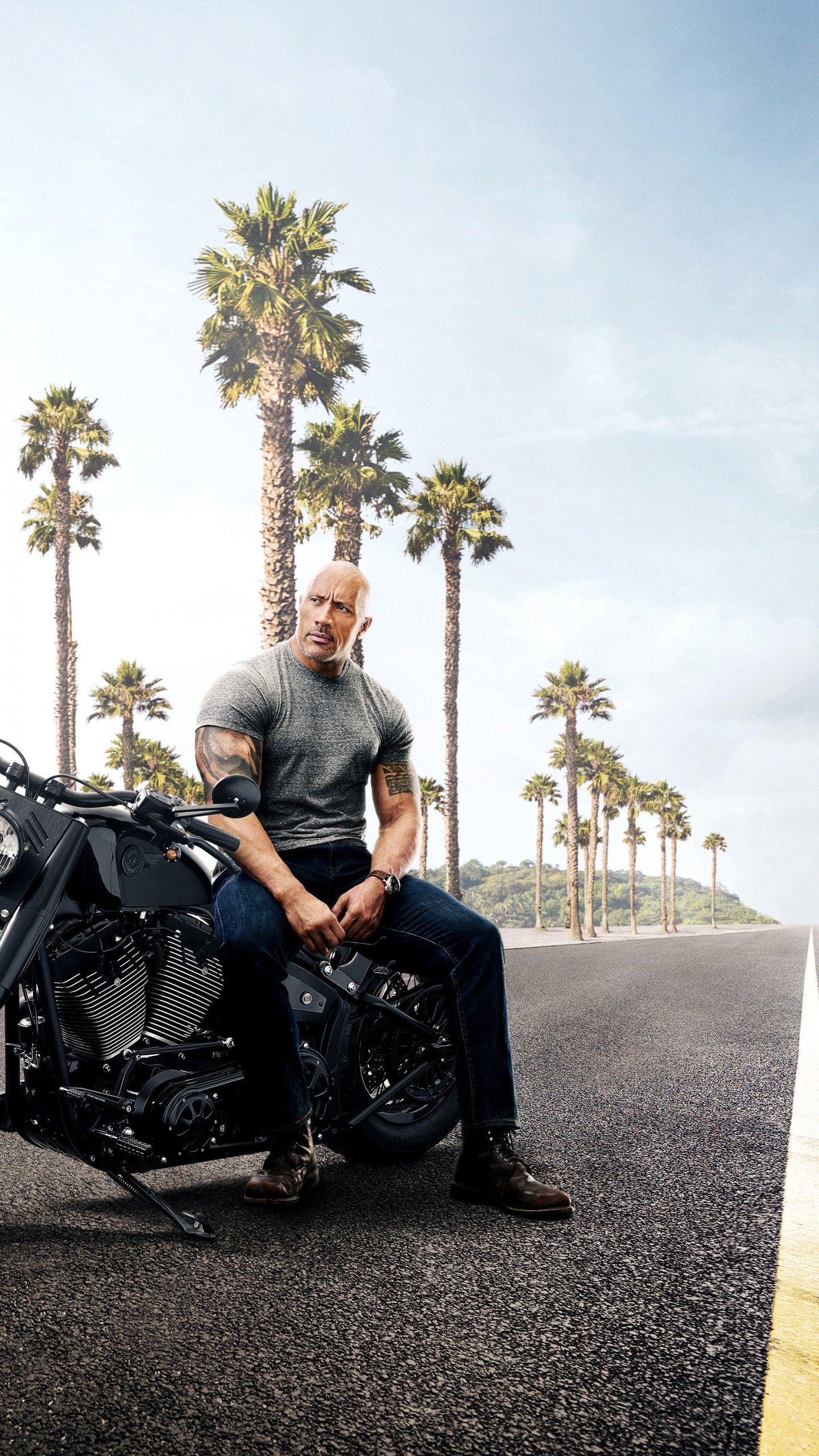 Wallpaper Fast & Furious Presents: Hobbs & Shaw, Dwayne Johnson