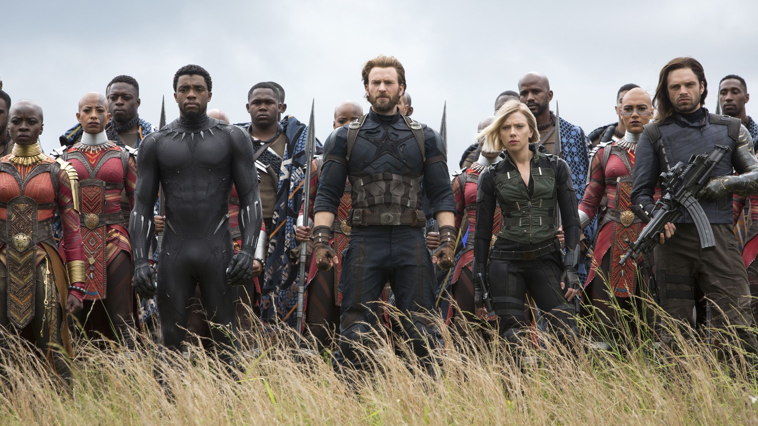 Avengers Infinity War Team In Wakanda 1440P Resolution