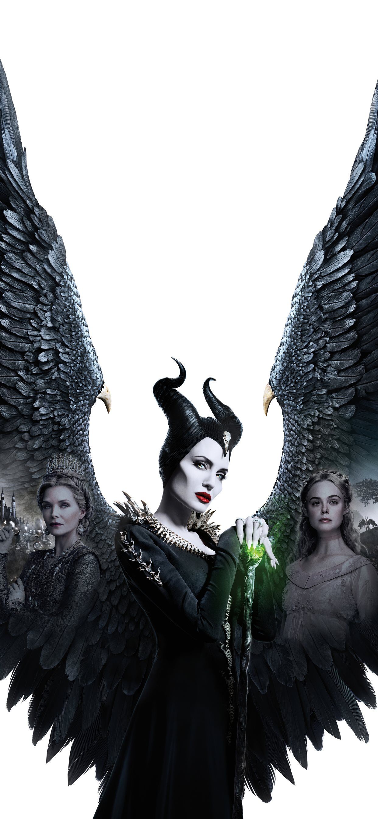 maleficent mistress of evil 5k 2019 poster iPhone X Wallpaper