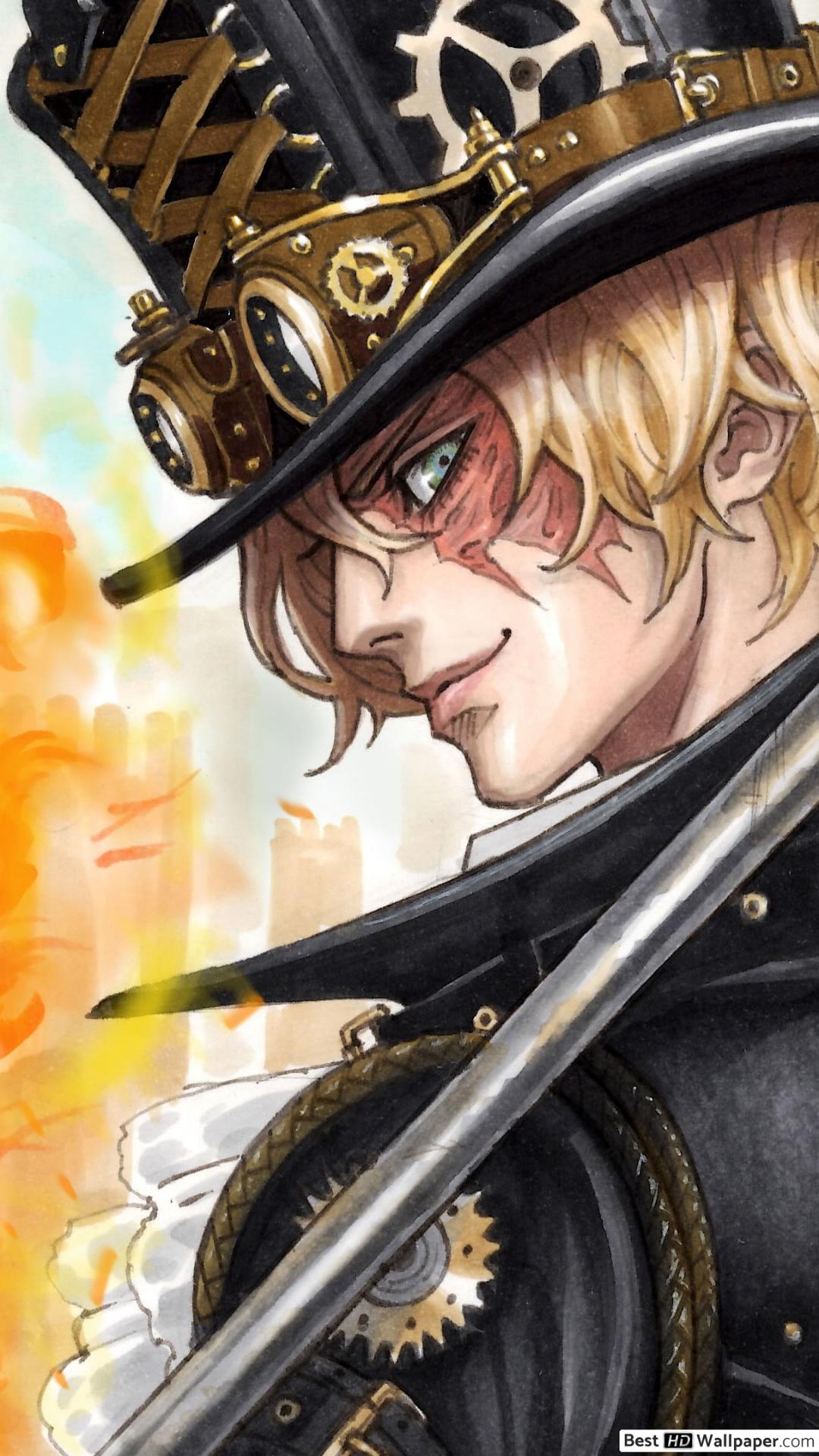 Fiery sabo piece HD wallpaper download