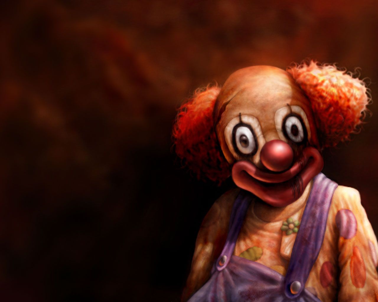 Free Scary Clowns Desktop Wallpaper