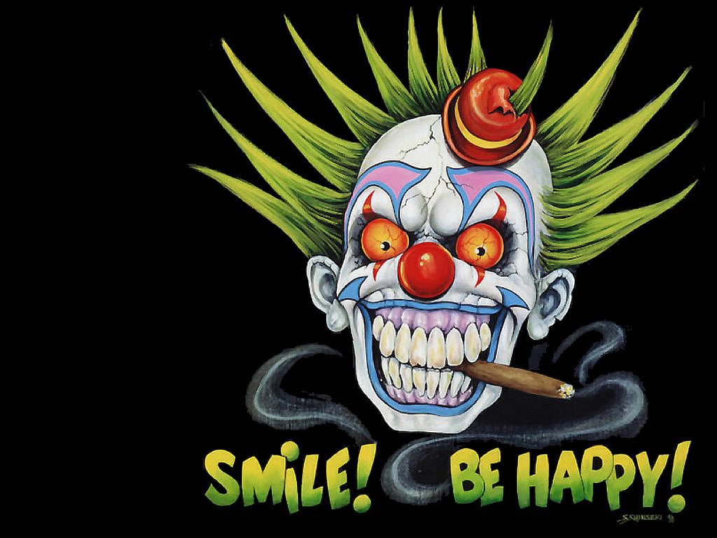 Free download Gallery For gt Evil Clown Face Wallpaper 1024x768