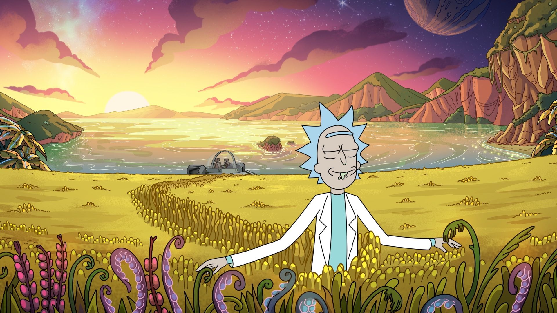 Rick and Morty Breaking Bad Wallpaper