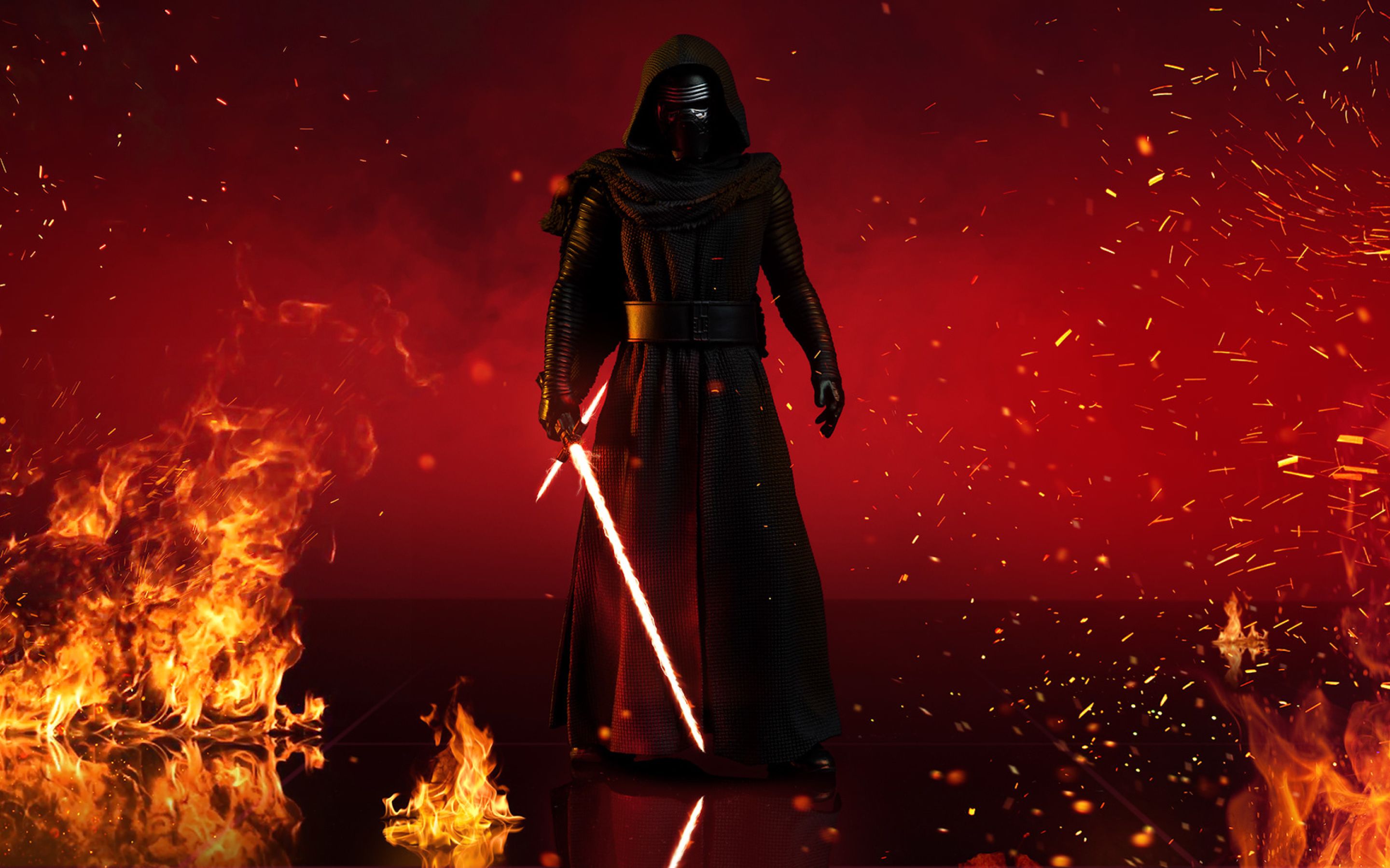 Kylo Ren With Lightsaber In Star Wars Macbook Pro Retina Wallpaper, HD Movies 4K Wallpaper, Image, Photo and Background