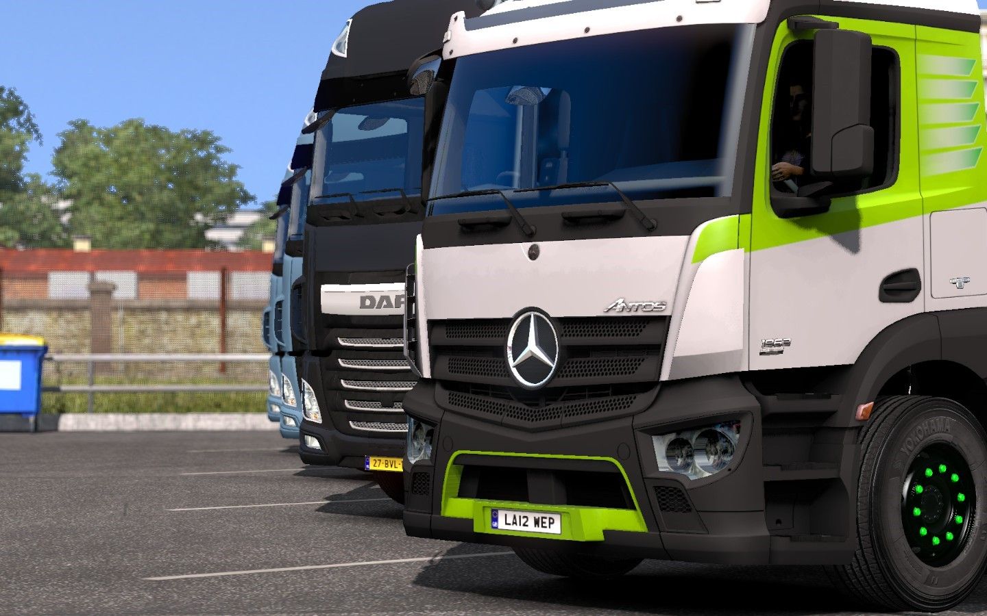 trucks, Mercedes Benz, Euro Truck Simulator 2 Wallpaper HD
