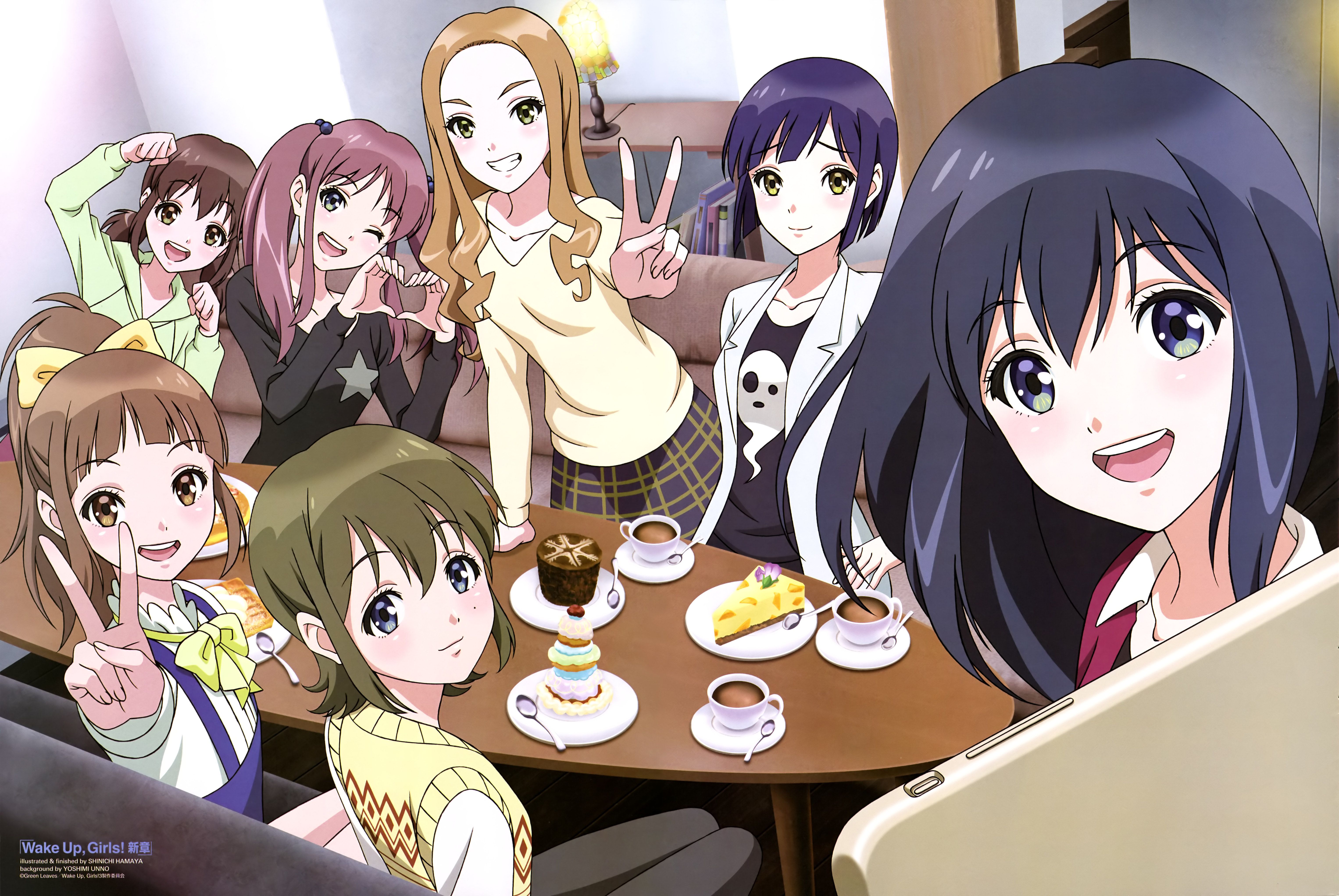 Anime Girl Group Wallpapers Wallpaper Cave