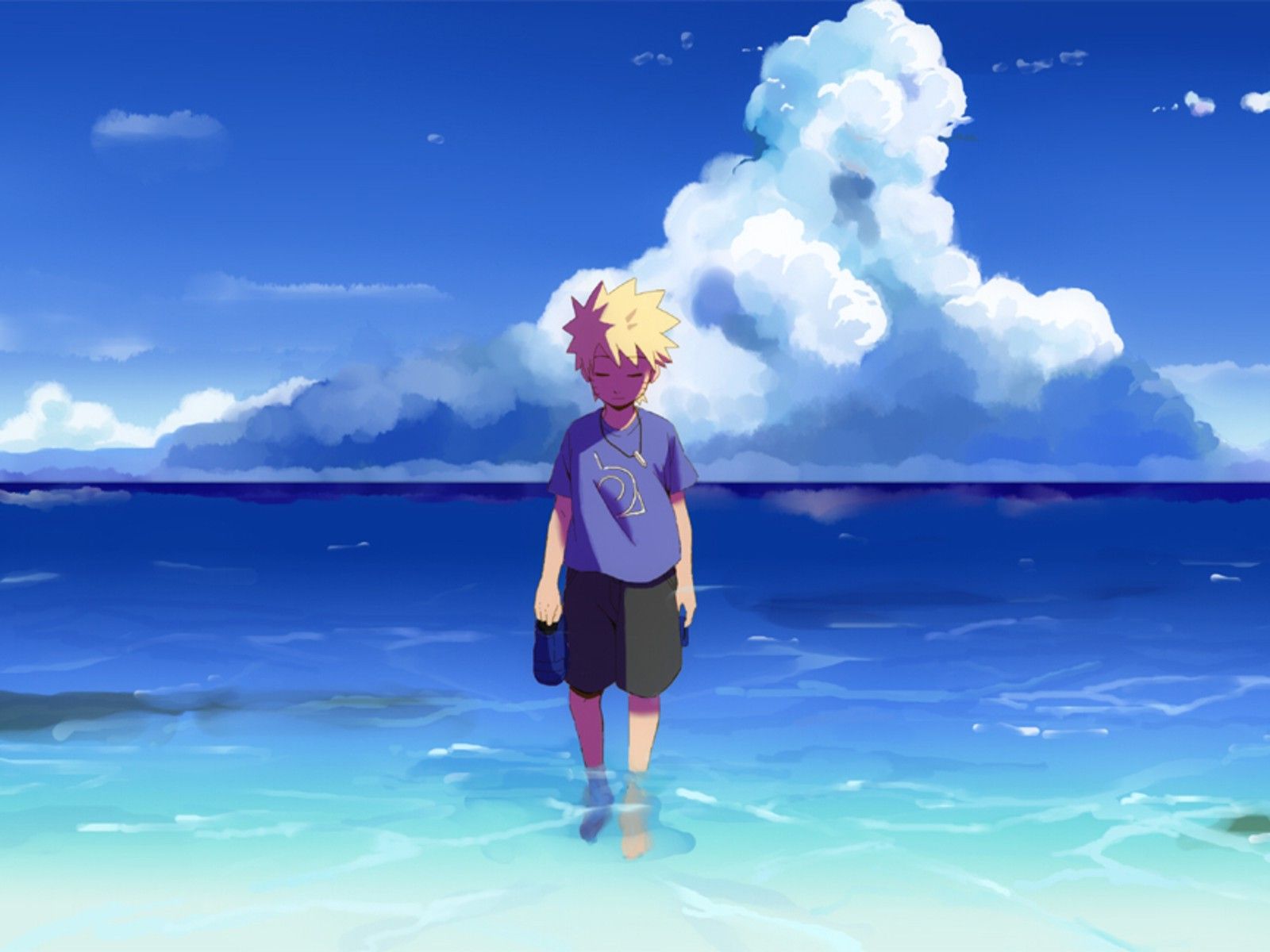 Uzumaki Naruto, Sea, Anime Boys Wallpaper HD / Desktop and Mobile Background
