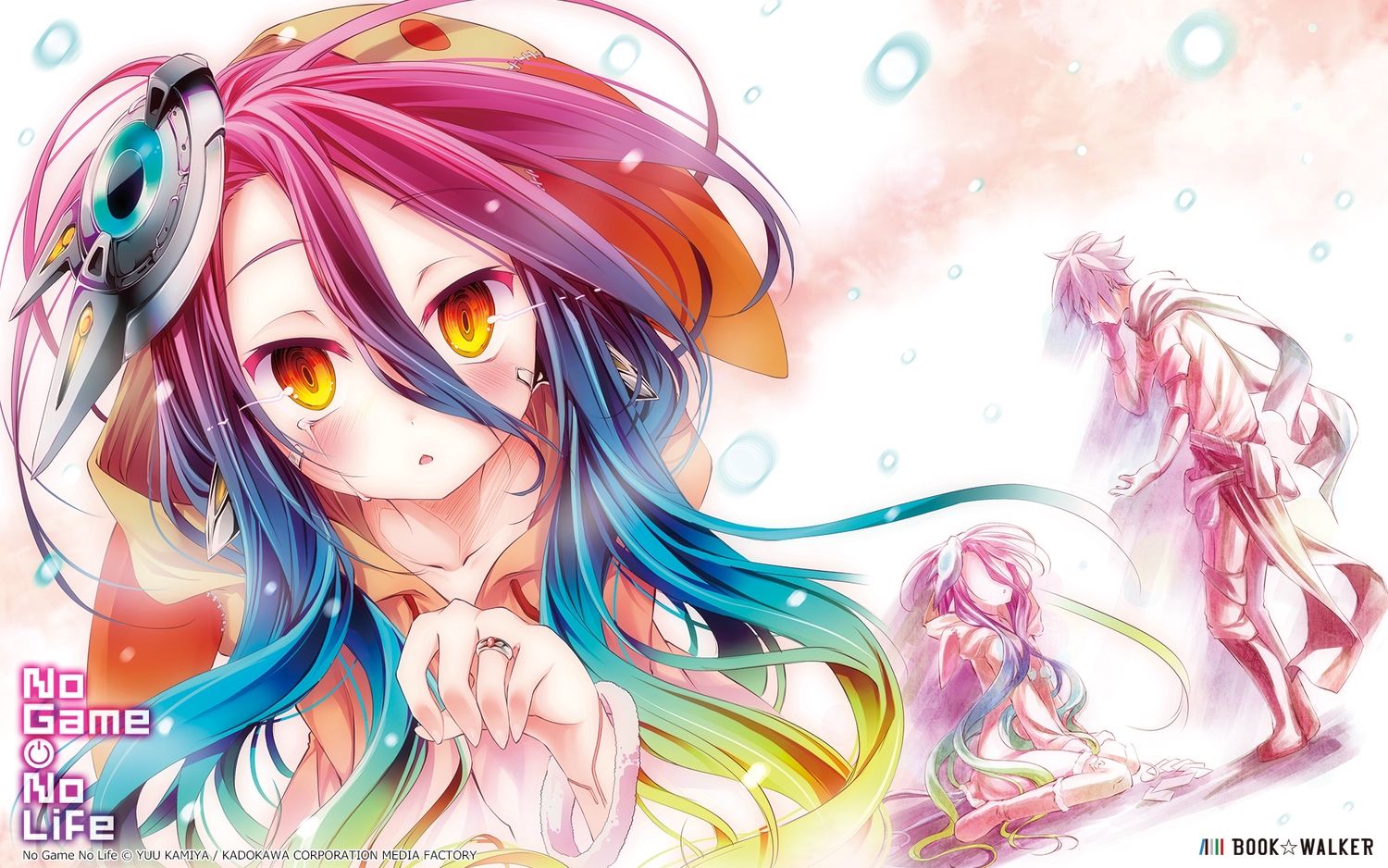 blush boots kamiya yuu loli long hair male no game no life orange