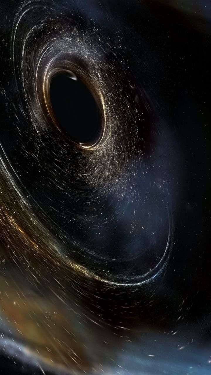 Фото черной дыры в космосе