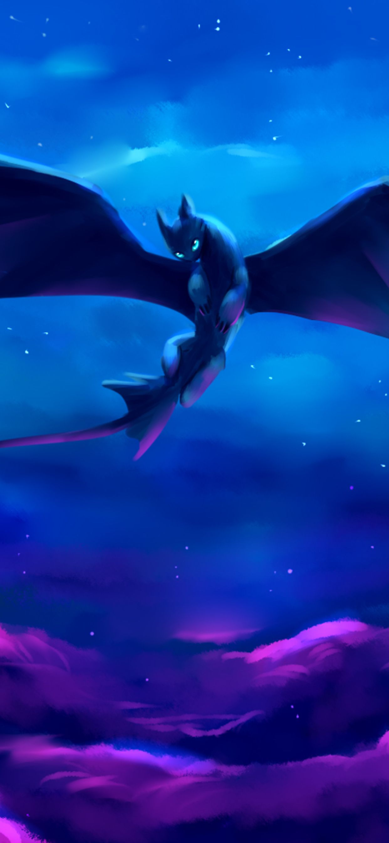 Night Fury Digital Art iPhone XS MAX Wallpaper, HD