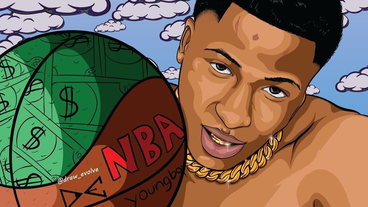 Cool Drawings Of Nba Youngboy.