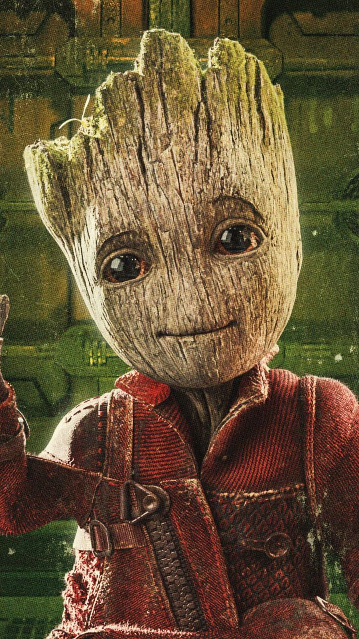 breathtaking wallpaper Baby Groot, Guardians of the Galaxy Vol. 2