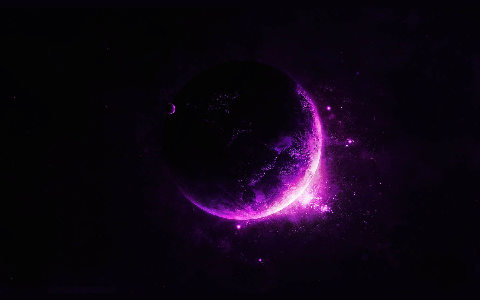 Featured image of post Neon Dark Purple Aesthetic Moon
