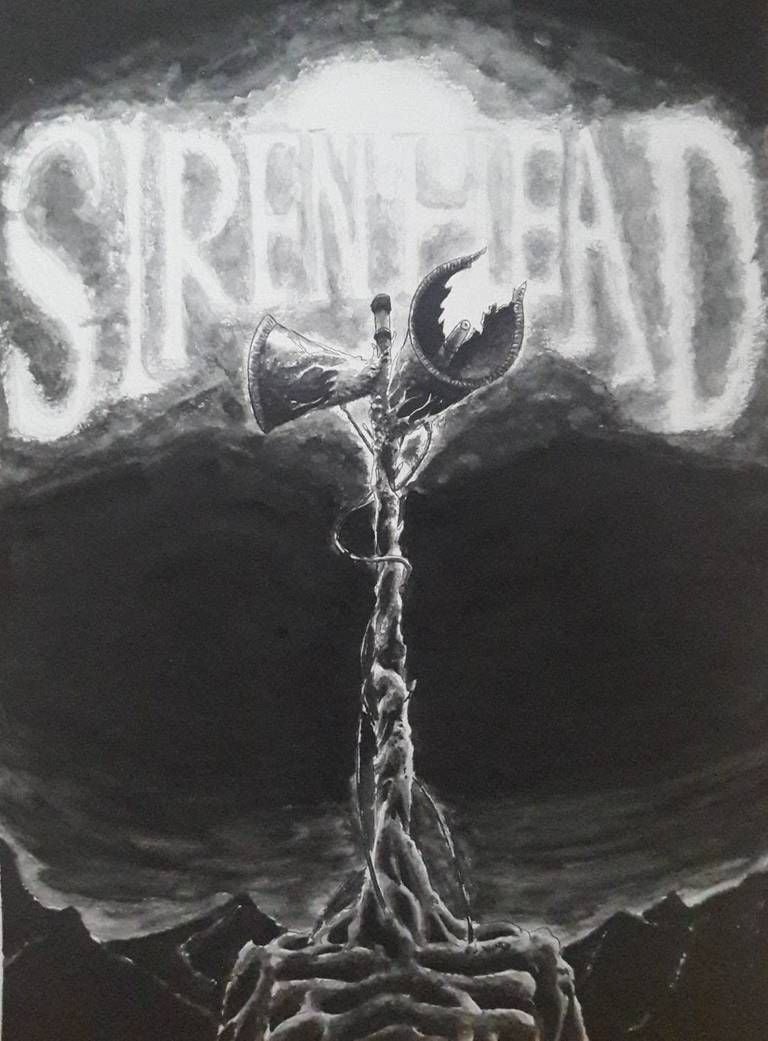 Siren Head cover. Creepy picture, Dark fantasy art, Siren