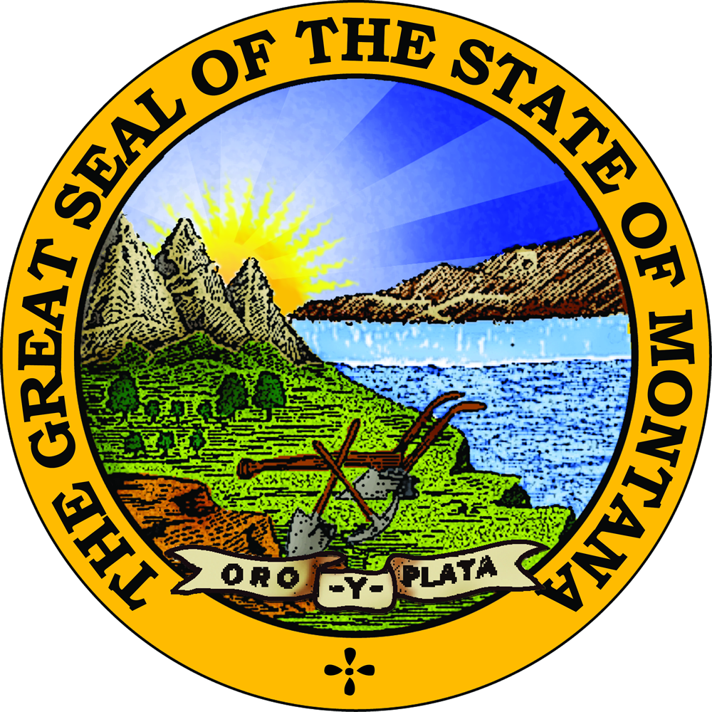 Девизы штатов. Штат Монтана эмблема. Герб штата Монтана США. Символ штата Монтана. Штат Монтана герб и флаг.