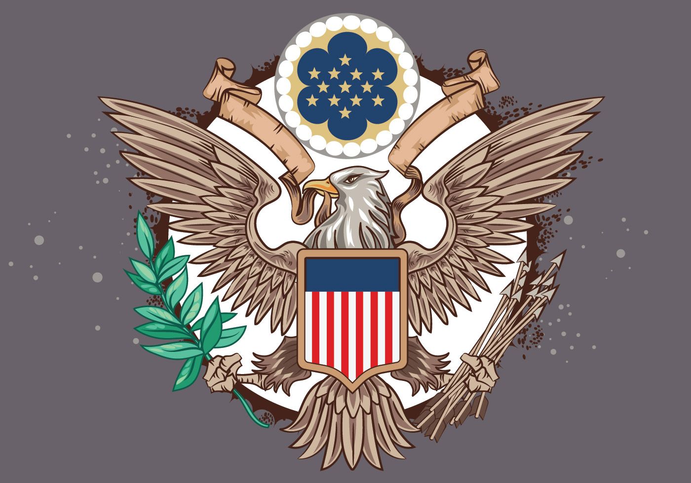 Great Seal of the United States Vector Free Vectors