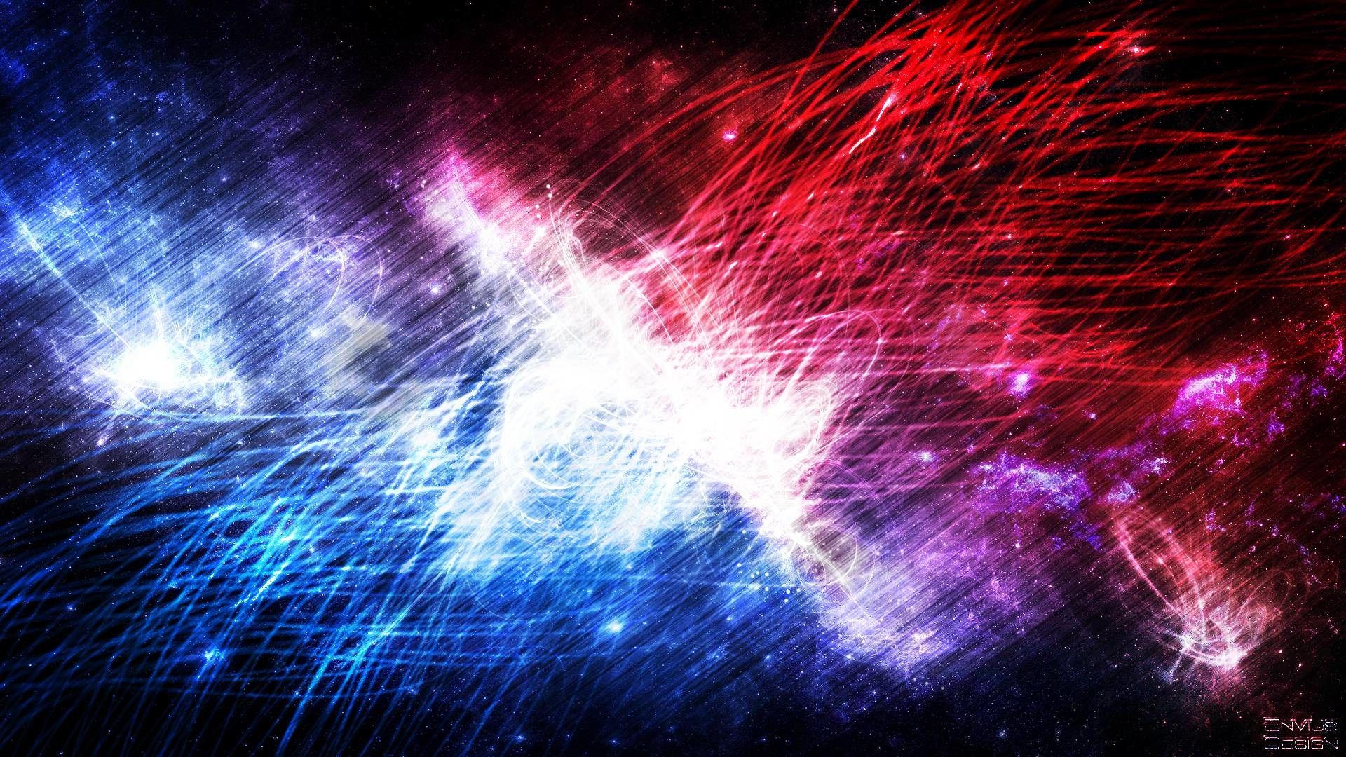 Red and Blue Wallpaper