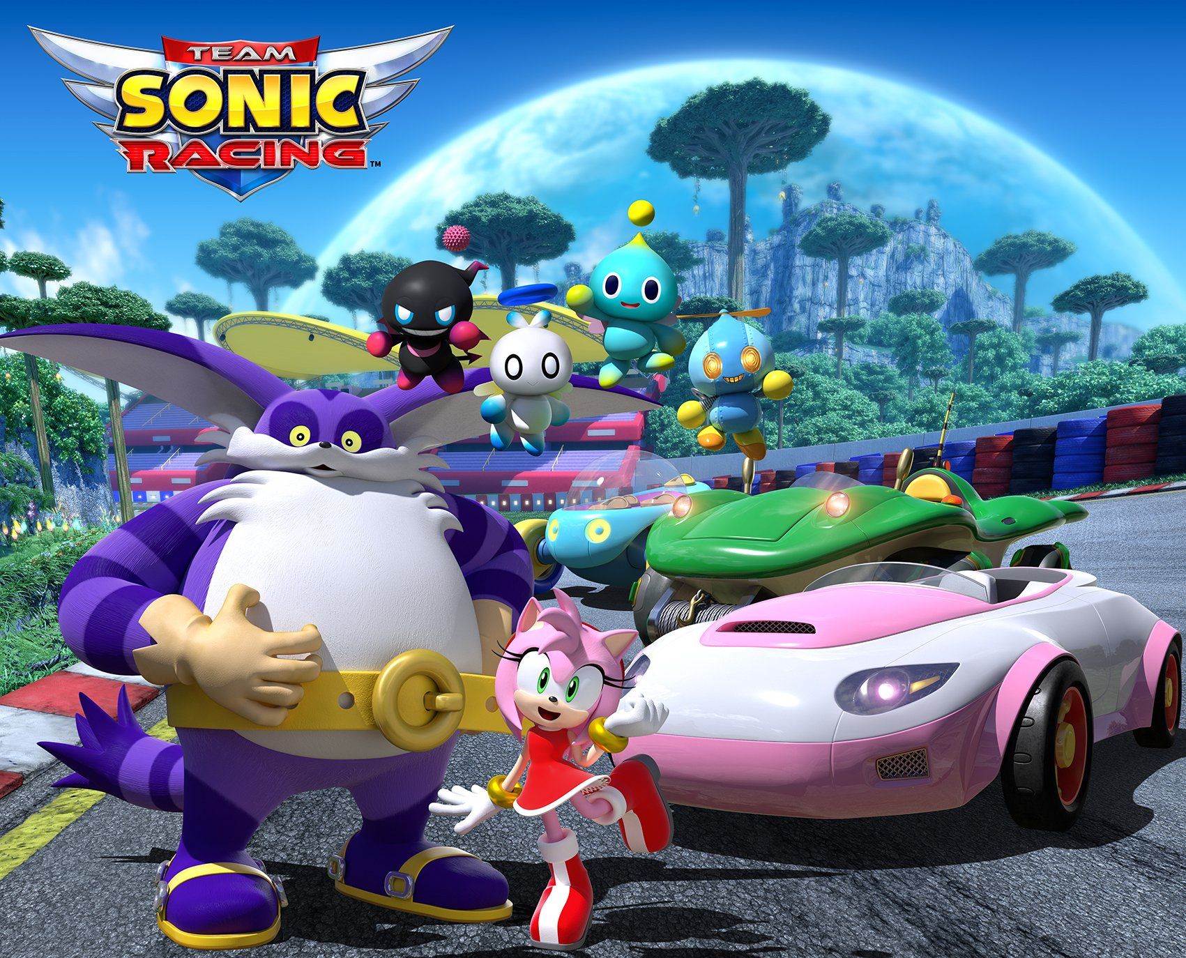Team Sonic Racing adds Amy Rose, Big the Cat, and Four Chao