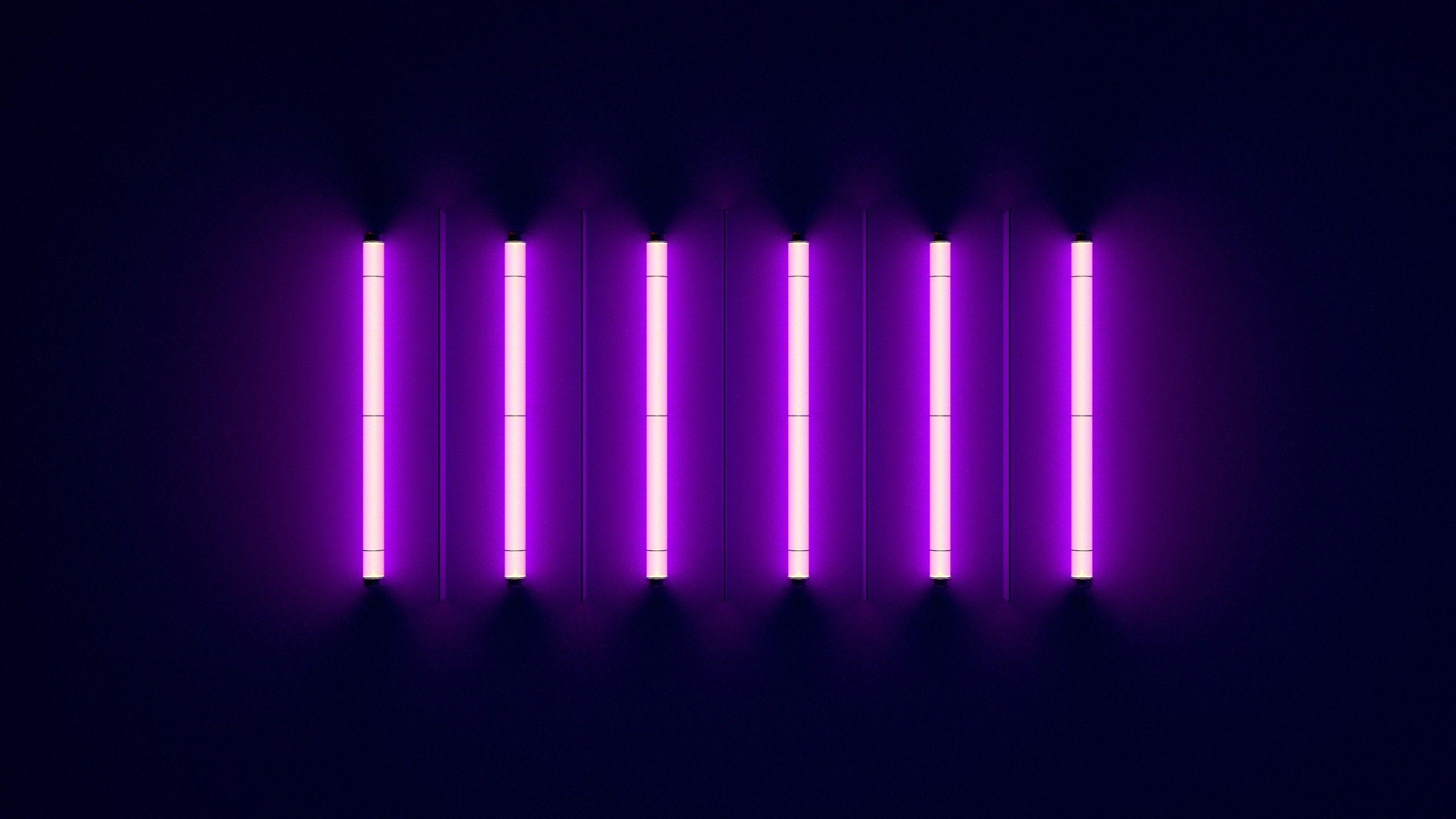 Neon Lights Purple 1440P Resolution HD 4k Wallpaper