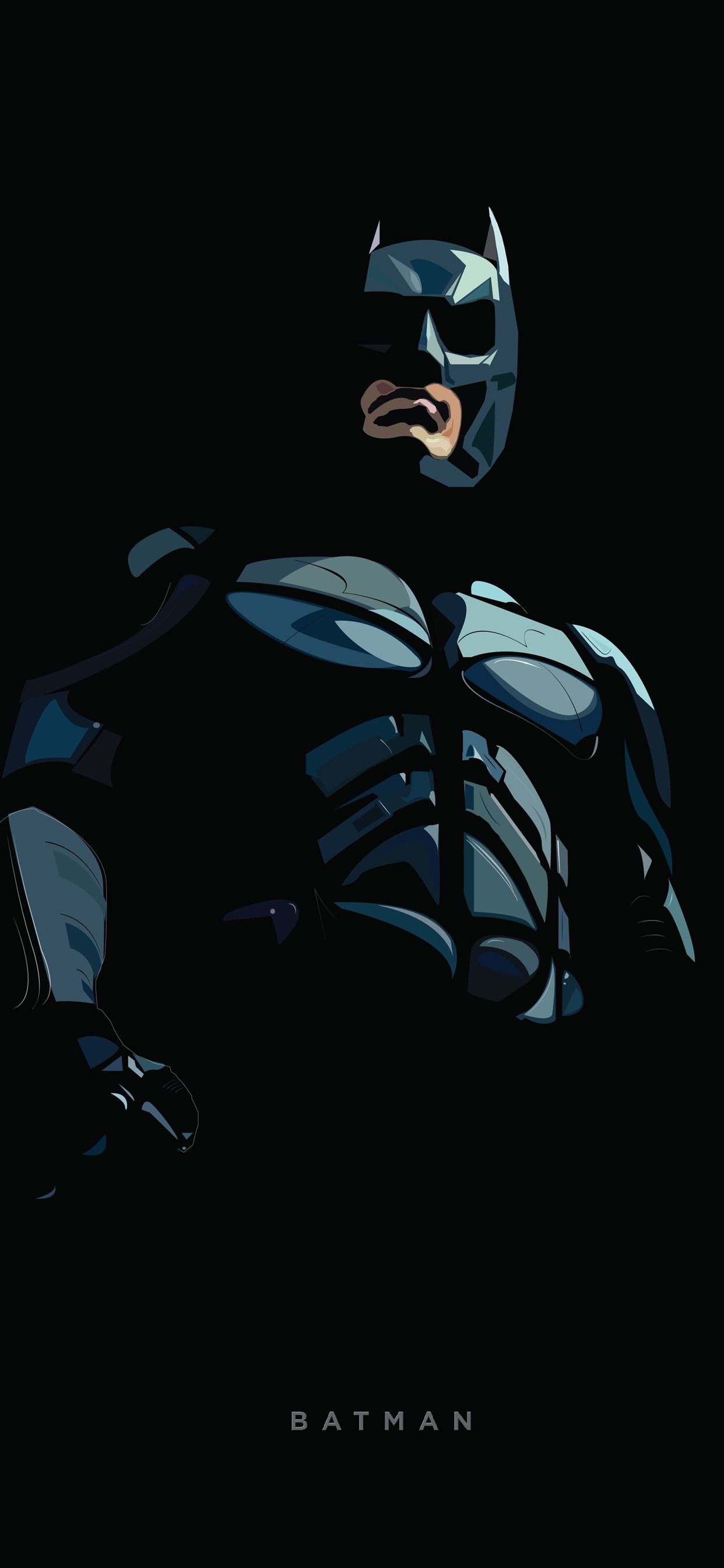 Wallpapers Batman, superhero, art picture, black backgrounds