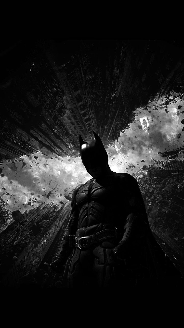 Batman Dark Bw Hero Art Wallpaper