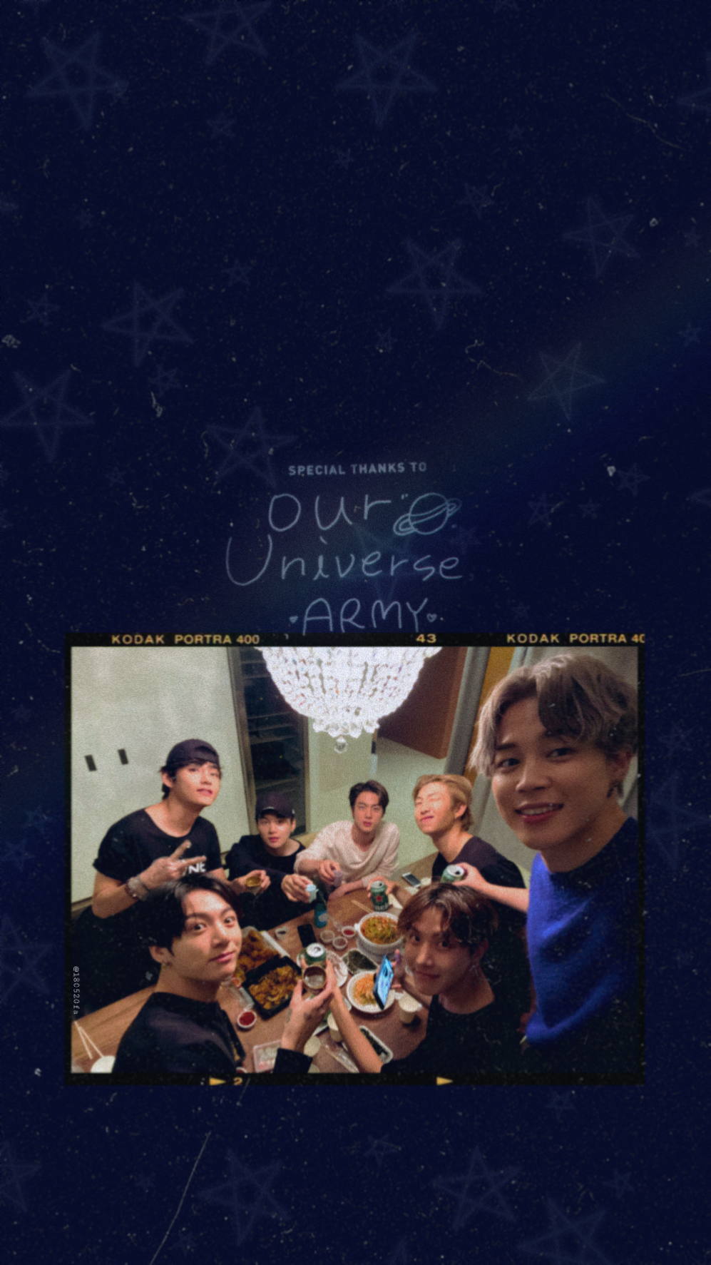 Wallpaper Bts Ot7 our Universe Army