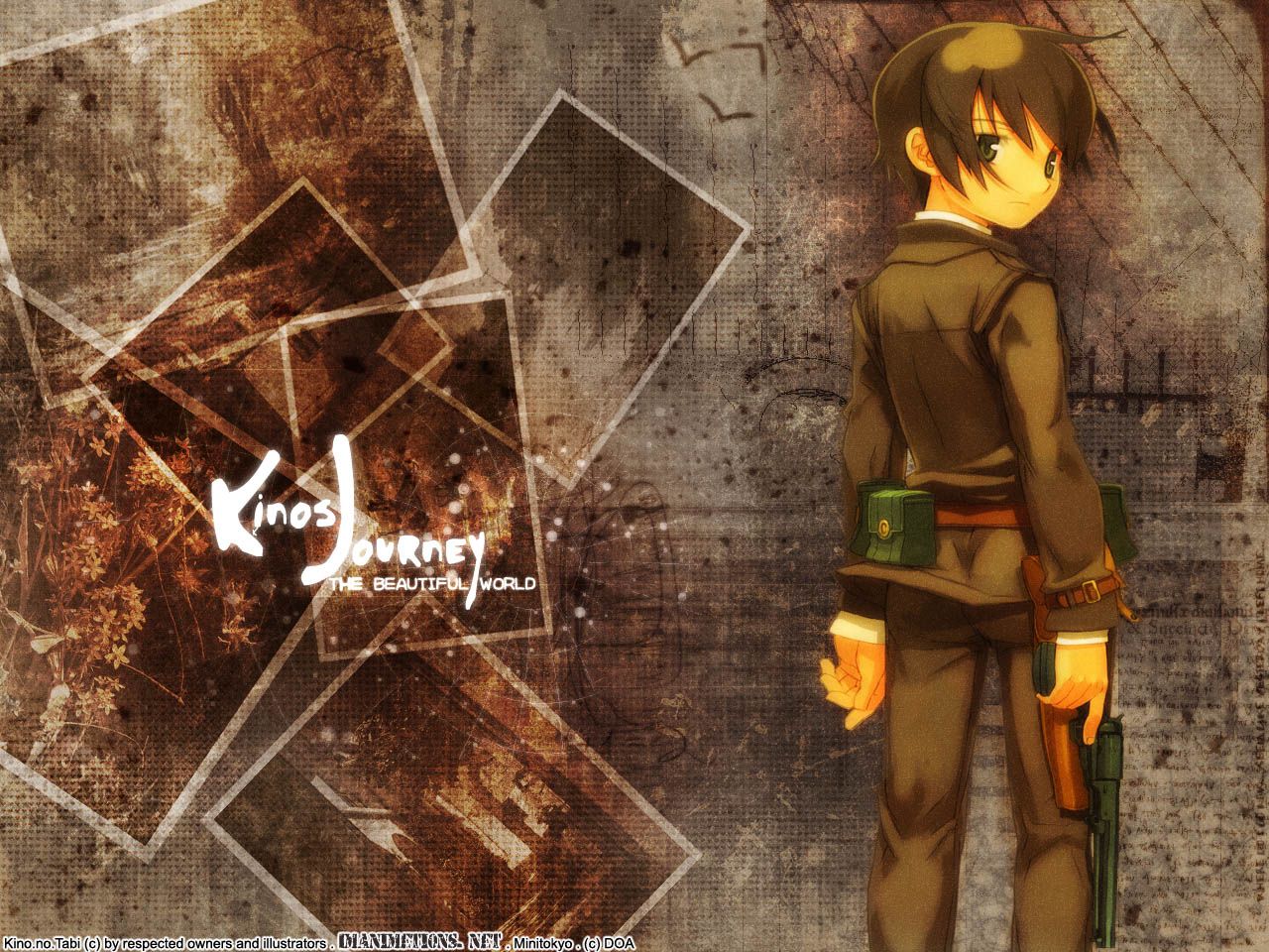 Wallpaper Scenic, Kino, Artwork, Castle, Hermes, Motorcycle, Kino No Tabi -  Resolution:2412x1536 - Wallpx