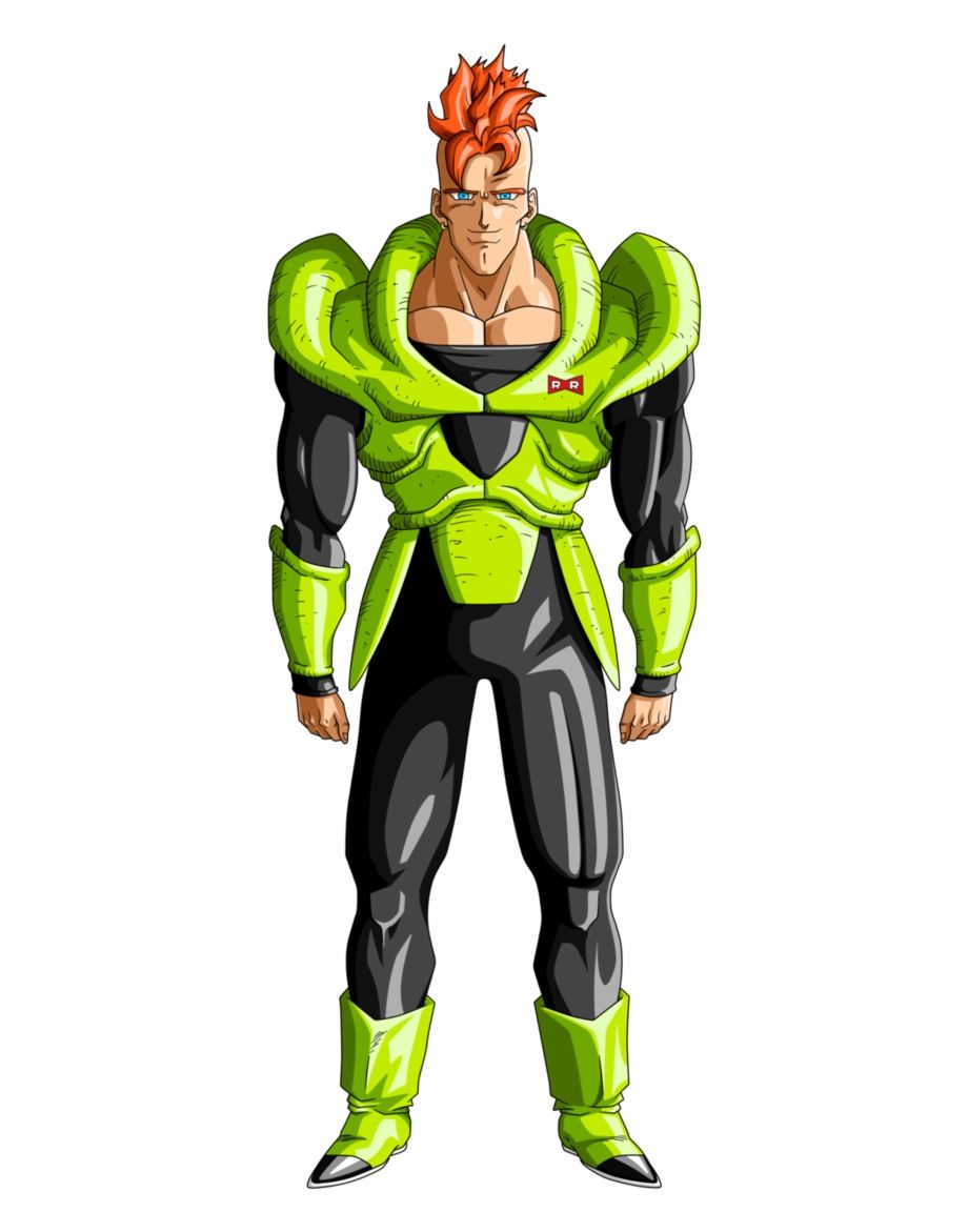 Android 16 Ball Z C16. Transparent PNG Download