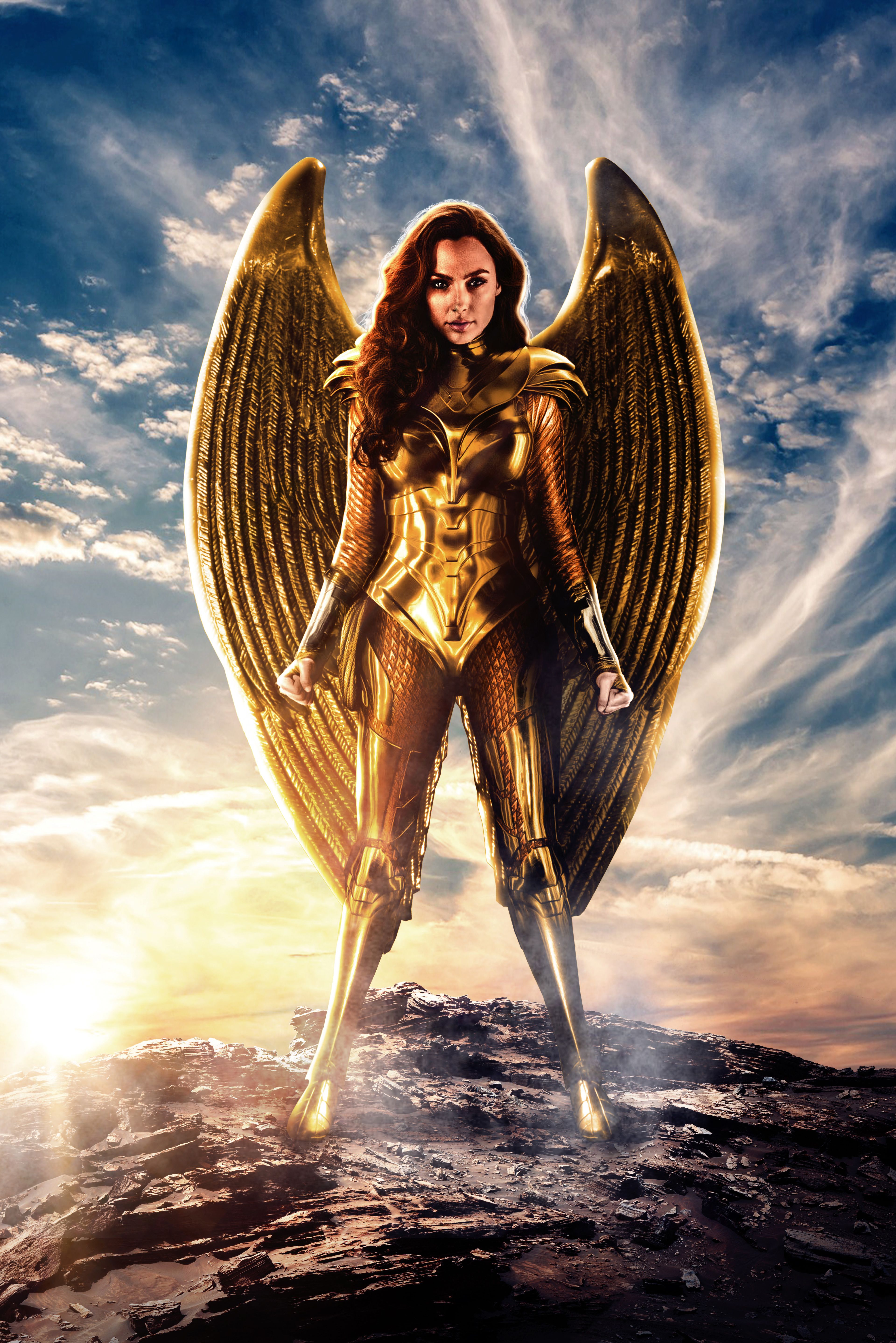 Wonder Woman Golden Eagle Armor Wallpaper, HD Movies 4K Wallpapers, Image, Photos and Backgrounds