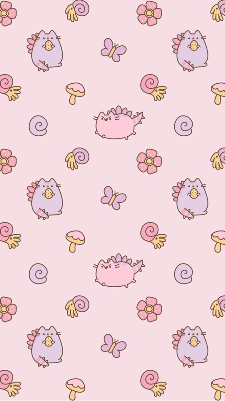 Pusheen wallpaper uploaded