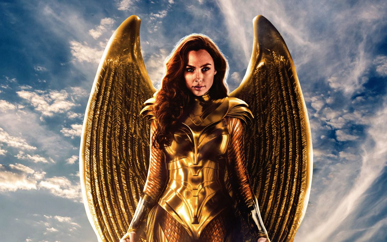 Wonder Woman Golden Eagle Armor 1280x800 Resolution