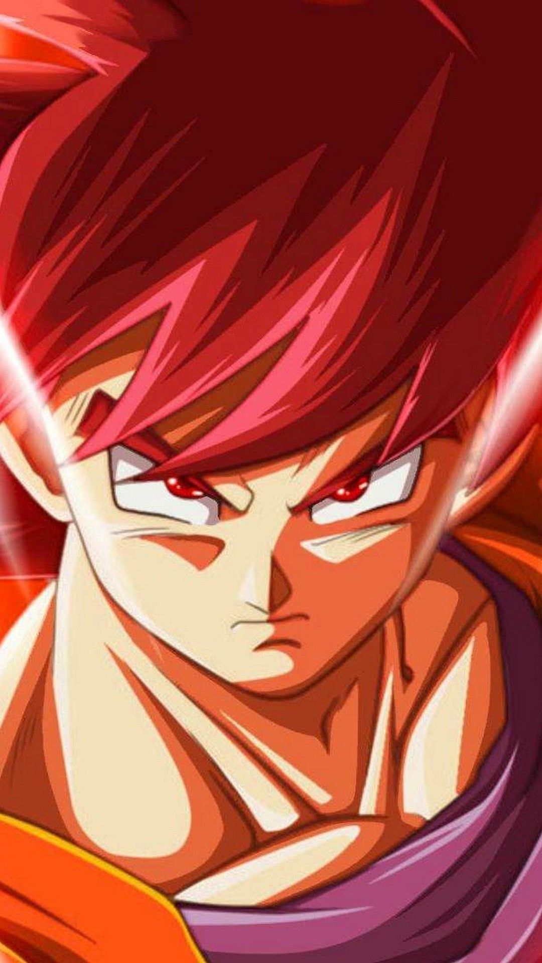 Android Wallpaper Goku Super Saiyan God With HD Resolution