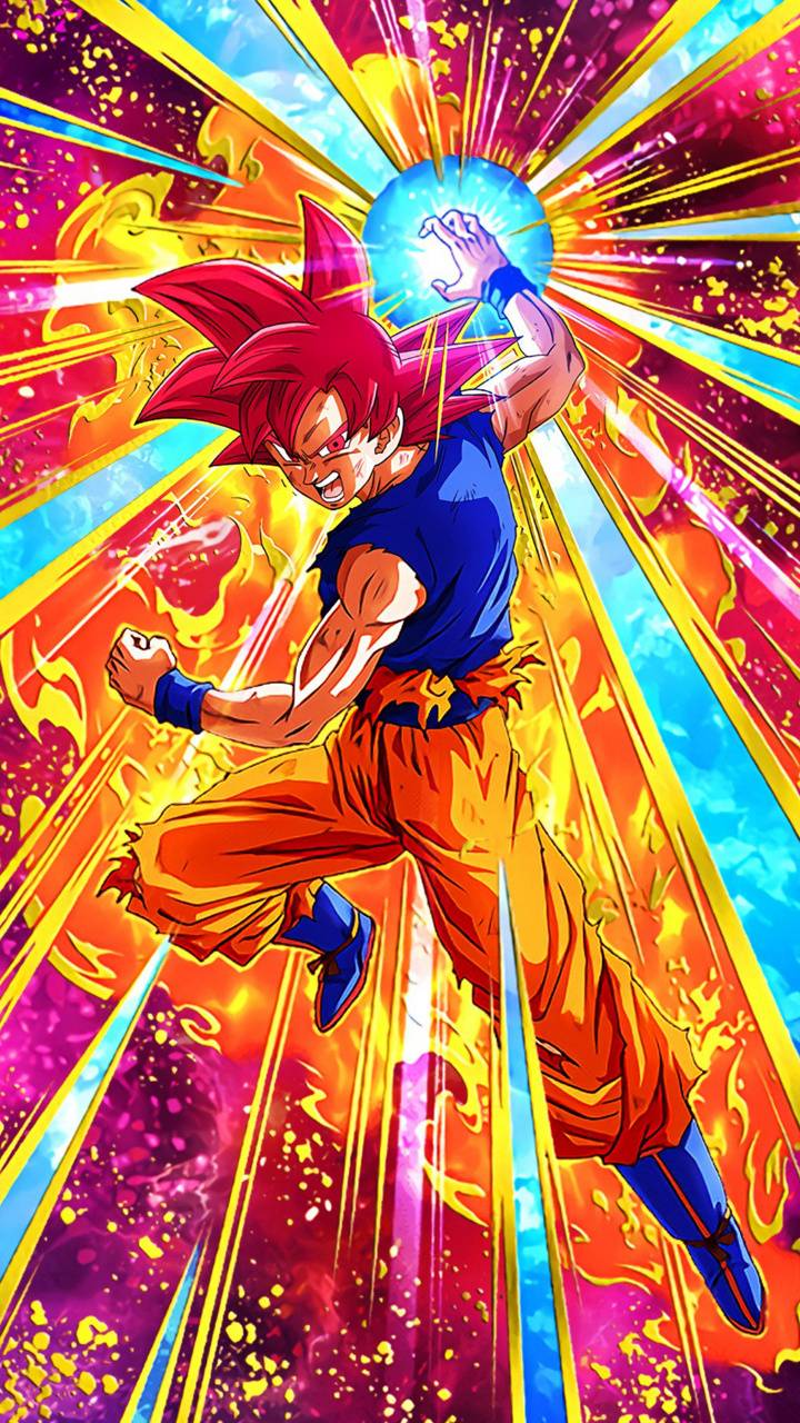 Goku SSG Red 2 wallpaper