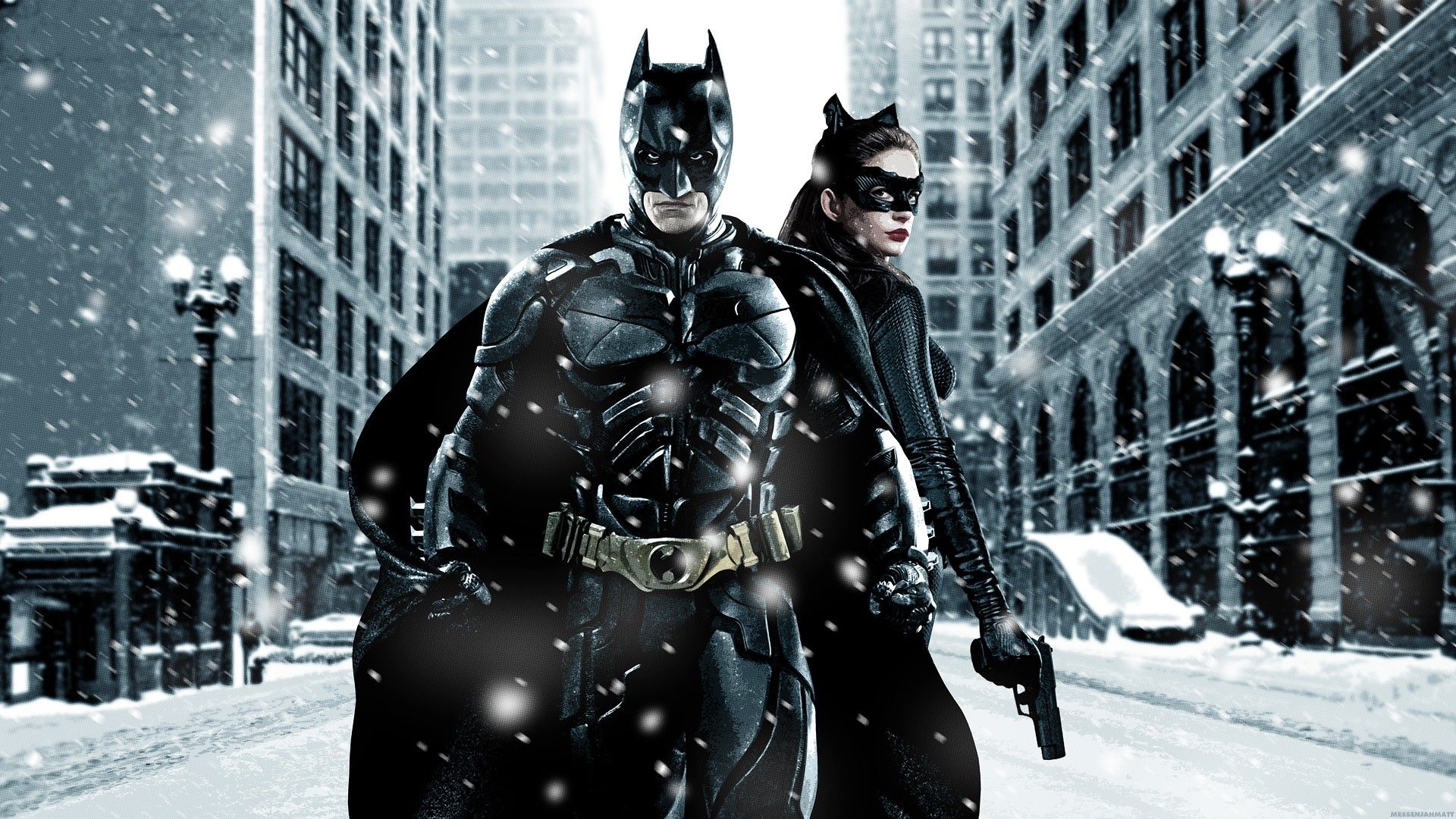 Catwoman and batman HD wallpaperx1080