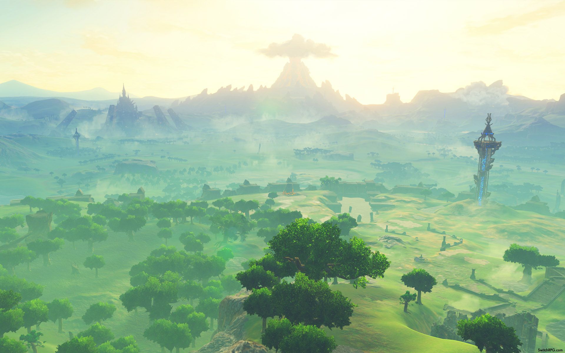 Zelda: Breath of the Wild Scenic Desktop Wallpaper Collection