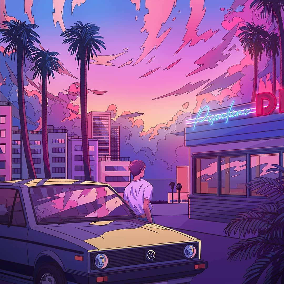 Anime Car Aesthetic Wallpapers - Wallpaper Cave